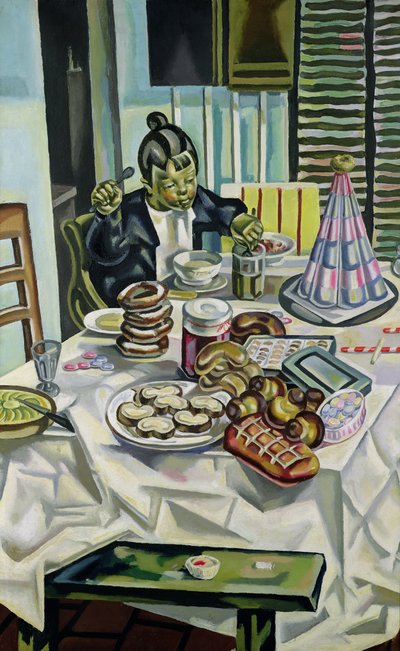 The Child with the Cakes, before 1921 by Maria Blanchard